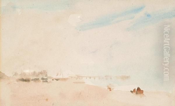 The Beach At Walmer Oil Painting by Philip Wilson Steer