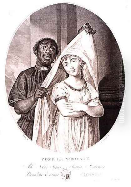 As You Find Her, engraved by G. Lancon, c.1840 Oil Painting by Louis Marie Sicard