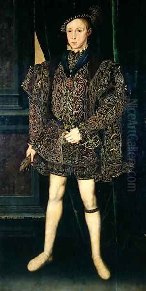 Edward VI 1537-53 Oil Painting by William Scrots