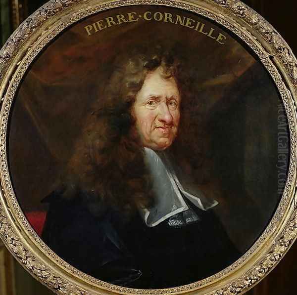 Portrait of Pierre Corneille 1606-84 Oil Painting by Francois Sicre