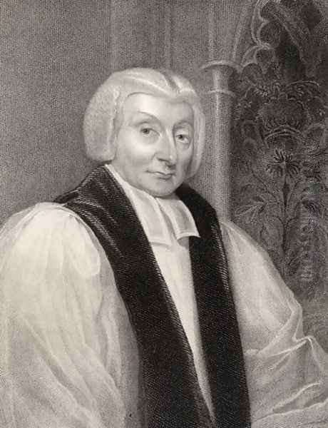 Henry Bathurst, Bishop of Norwich, engraved by T.A. Dean fl.1773-1840, from National Portrait Gallery, volume II, published c.1835 Oil Painting by Michael William Sharp