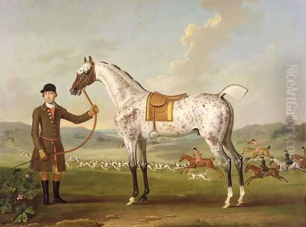 Scipio, Colonel Roches Spotted Hunter, c.1750 Oil Painting by Thomas Spencer