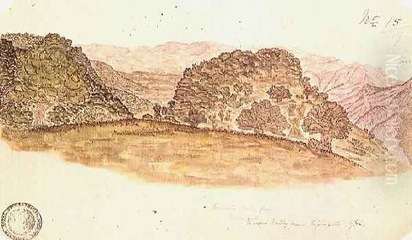 Marora Valley from Kipiripito by John Speke, explorer and discoverer of the source of the Nile Oil Painting by John Hanning Speke