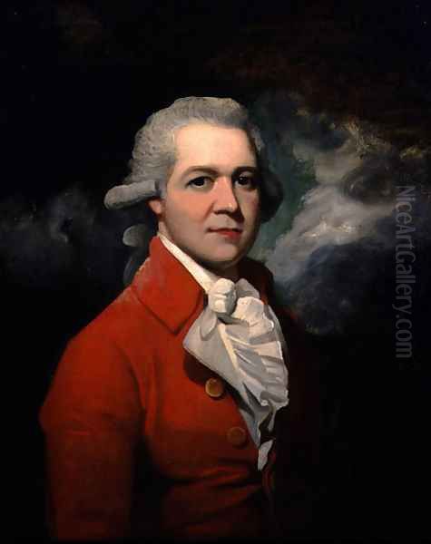 Portrait of Philip Harding Esq., c.1793 Oil Painting by Sir Martin Archer Shee