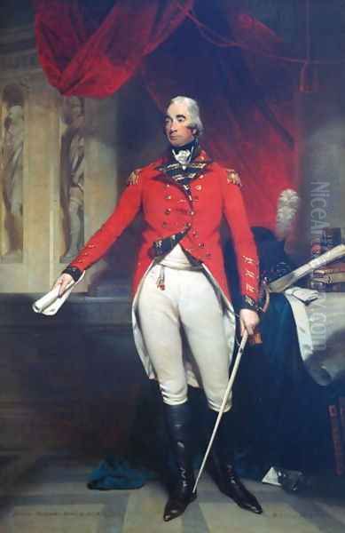 Francis Rawdon Hastings 1754-1862 2nd Earl of Moira, c.1804 Oil Painting by Sir Martin Archer Shee