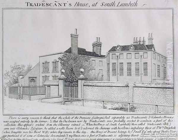 View of Turret House, Lambeth, 1798 Oil Painting by John Thomas Smith