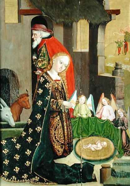 Nativity, from the Dome Altar, 1499 Oil Painting by Absolon Stumme