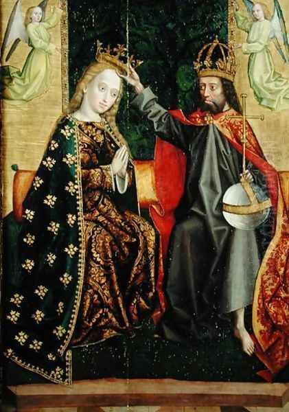 The Virgin Enthroned, from the Dome Altar, 1499 Oil Painting by Absolon Stumme