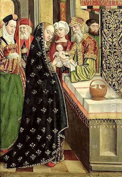 The Presentation in the Temple, from the Dome Altar, 1499 Oil Painting by Absolon Stumme