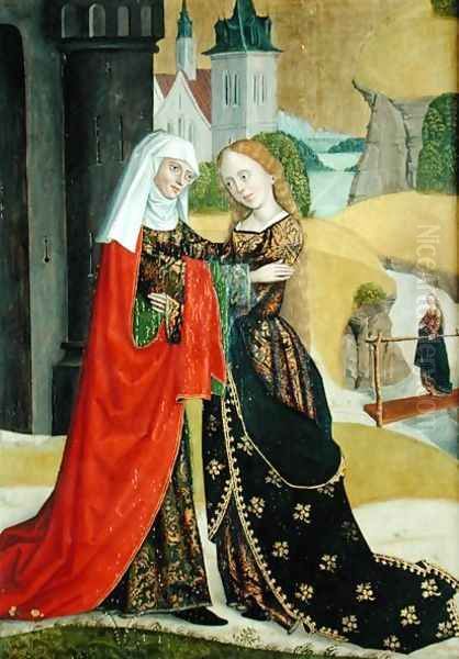 Visitation from the Dome Altar, 1499 Oil Painting by Absolon Stumme