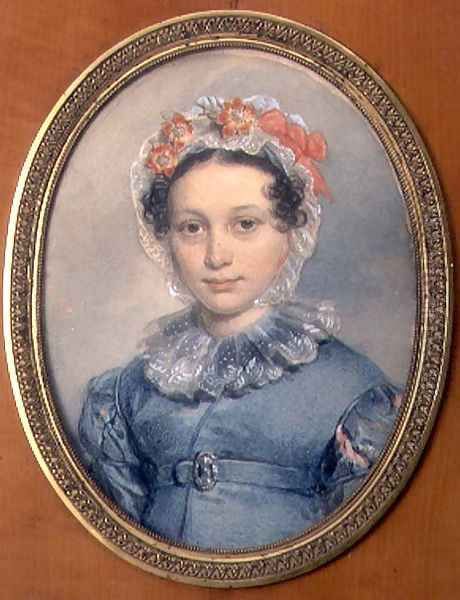 Portrait of Countess Sofia Stepanovna Shcherbatova 1798-1885, 1818 Oil Painting by Pyotr Fyodorovich Sokolov