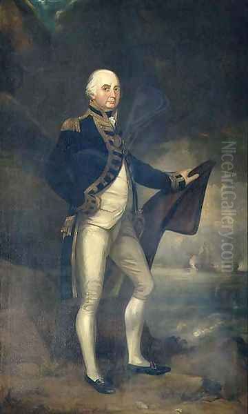 Admiral Lord Collingwood 1750-1810 Oil Painting by Colvin Smith