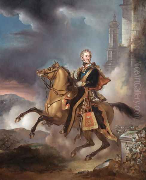 Liuetenant General Henry William Paget 1768-1854 c.1815 Oil Painting by Peter Eduard Stroehling