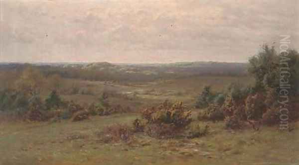 Puck Pits, The New Forest, Hampshire Oil Painting by Frederik Golden Short