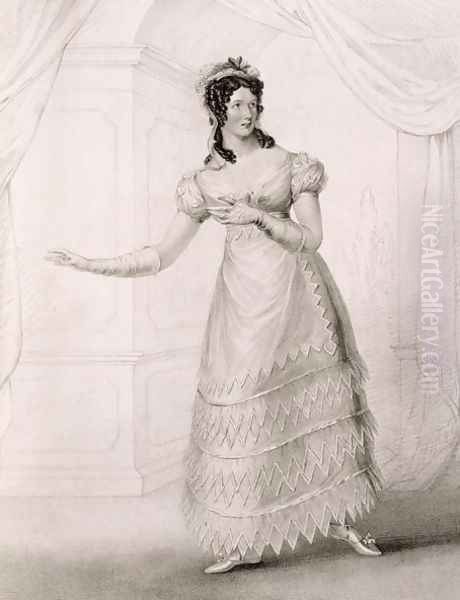 Miss Paton as Susanna in The Marriage of Figaro, pub. by Colnaghi Oil Painting by John Stewart