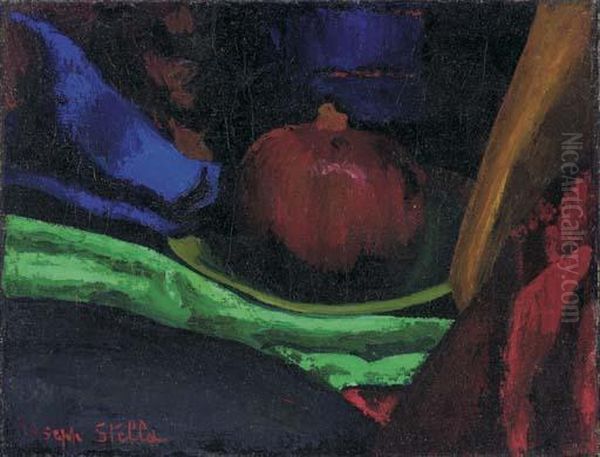 Still Life With Pomegranite Oil Painting by Joseph Stella