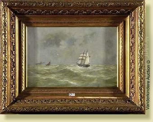 Marine Oil Painting by Romain Steppe