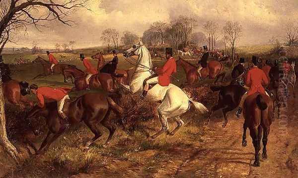 The Hunt Oil Painting by John Sturgess