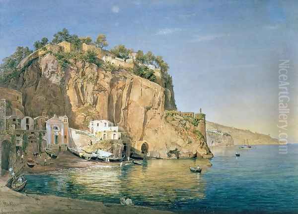 Sorrento, 1819 Oil Painting by Emanuel Stockler