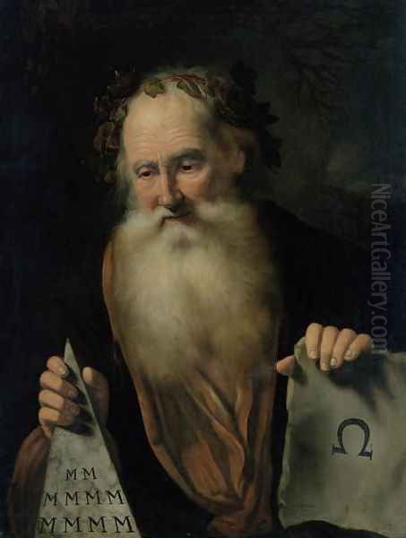 The Philosopher, 1686 Oil Painting by Hinrich Stravius