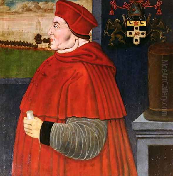 Portrait of Thomas Wolsey c.1475-1530 Oil Painting by Sampson Strong