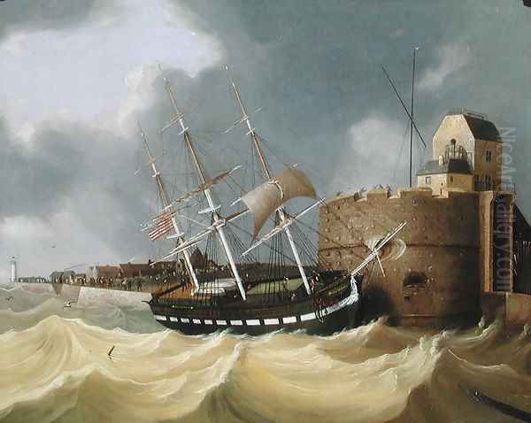 Having a Close Call, 1843 Oil Painting by Henry Smartly