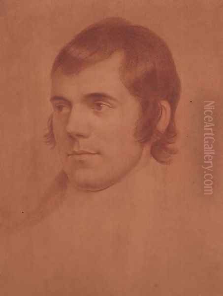 Robert Burns, c.1796-98 Oil Painting by Archibald Skirving