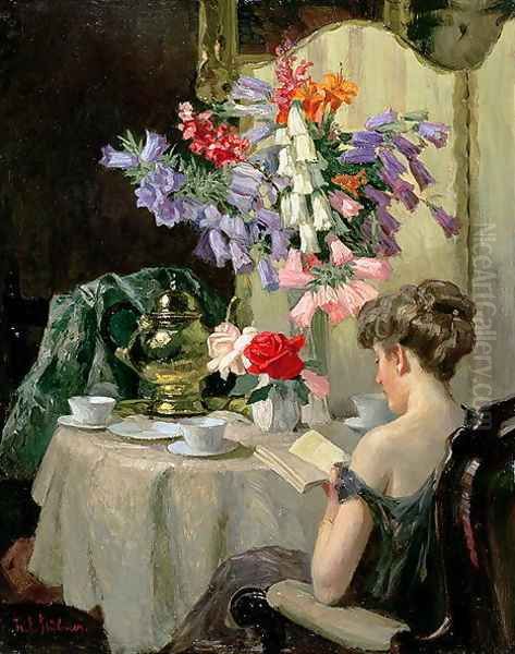 Tea Time, c.1910 by Robert Emil Stubner