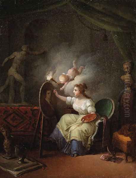 An Allegory of Painting Oil Painting by French School