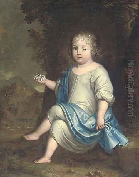 Portrait of a child Oil Painting by French School