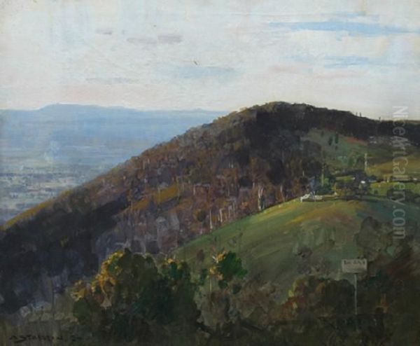 Dandenongs Landscape Oil Painting by Arthur Ernest Streeton