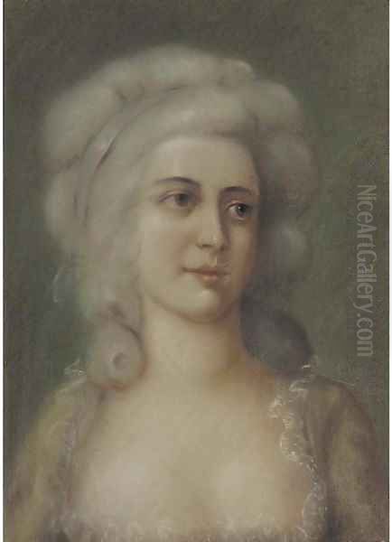 Portrait of Marie Antoinette Oil Painting by French School