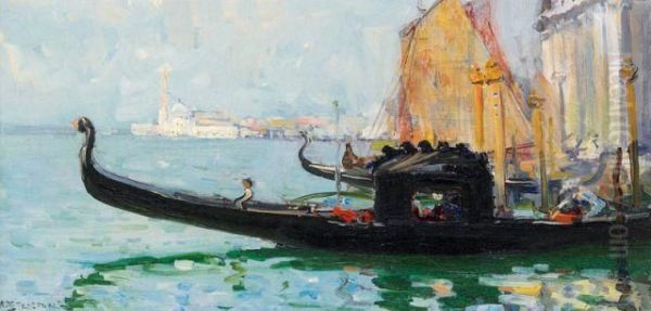 Venice Oil Painting by Arthur Ernest Streeton