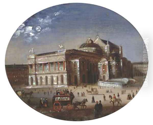 The Opera, Paris Oil Painting by French School