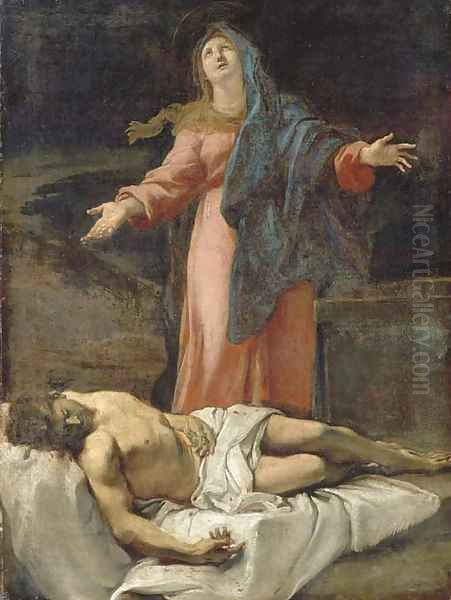 The Pieta Oil Painting by French School