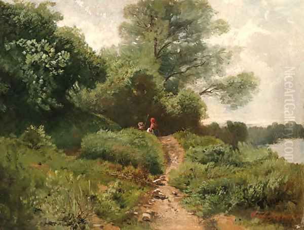 The walk home Oil Painting by French School