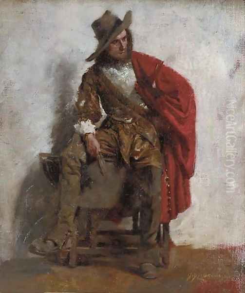 A rest from duties Oil Painting by French School