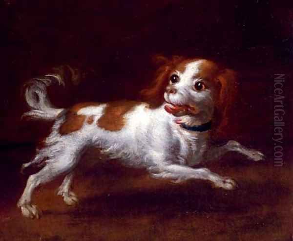 A spaniel Oil Painting by French School