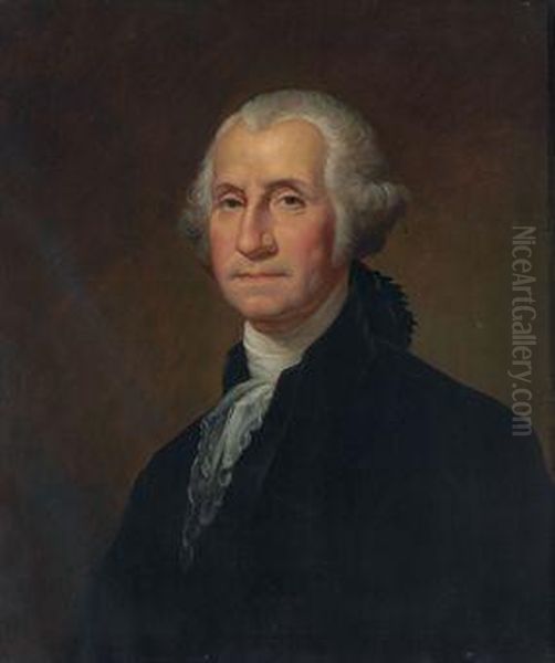 Portrait Of George Washington Oil Painting by Gilbert Stuart