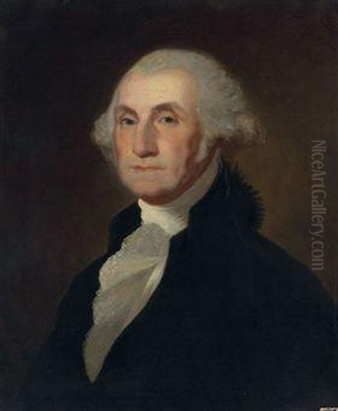 Portrait Of George Washington Oil Painting by Gilbert Stuart