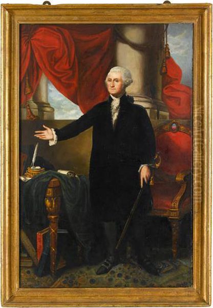 Full-length Portrait Of George Washington by Gilbert Stuart