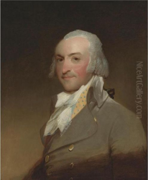 John Jacob Astor Oil Painting by Gilbert Stuart