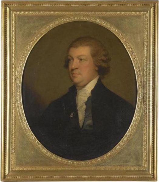 Portrait Of John Scott Oil Painting by Gilbert Stuart