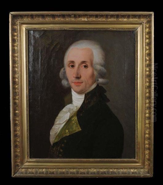 Portraitof Charles Francois Dumouriez Oil Painting by Gilbert Stuart