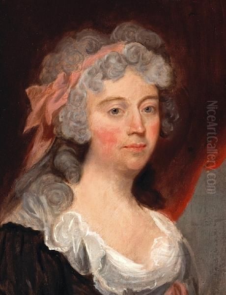 A Portrait Of Betsy Hartigan Oil Painting by Gilbert Stuart