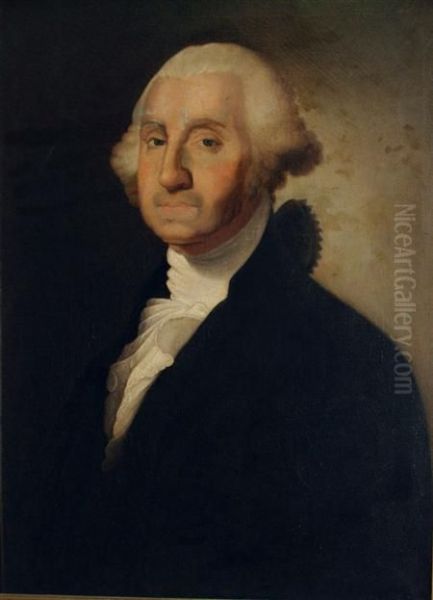 Portrait Of George Washington Oil Painting by Gilbert Stuart