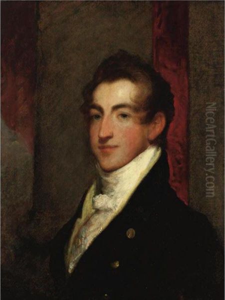 Portrait Of A Gentleman Oil Painting by Gilbert Stuart