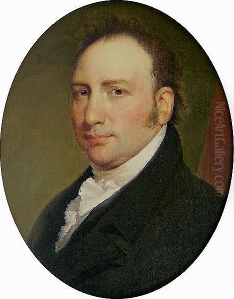 Portrait Of Mr. Robert Waterston Oil Painting by Gilbert Stuart