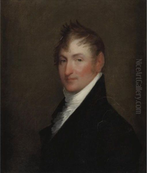 Portrait Of A Gentleman Oil Painting by Gilbert Stuart