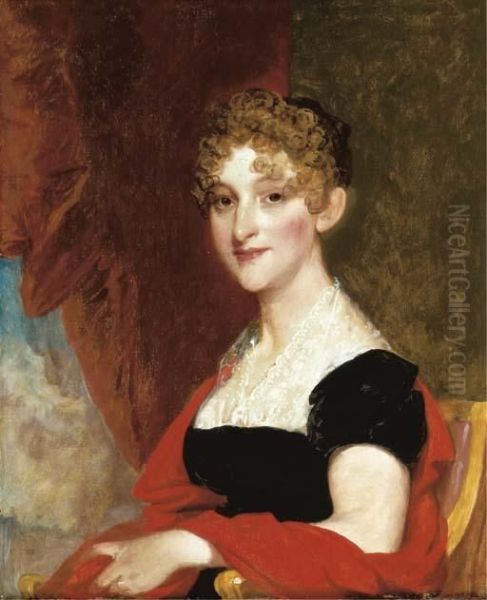 Portrait Of Mrs. John Bartlett Oil Painting by Gilbert Stuart